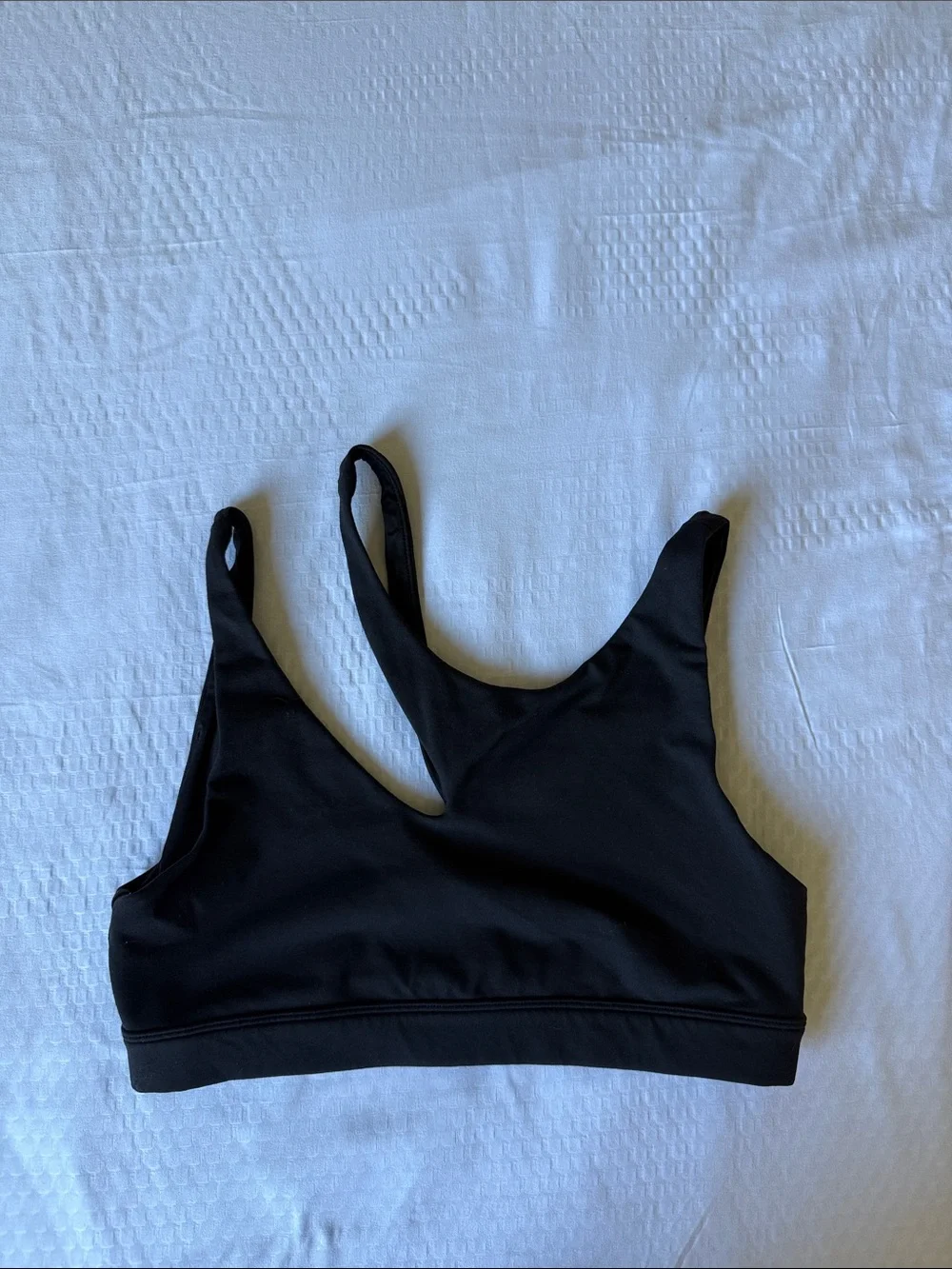 ALO Yoga Black Minimalist Scoop Sports Bra